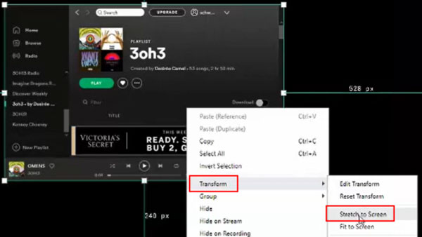 how to add spotify music to streamlabs obs